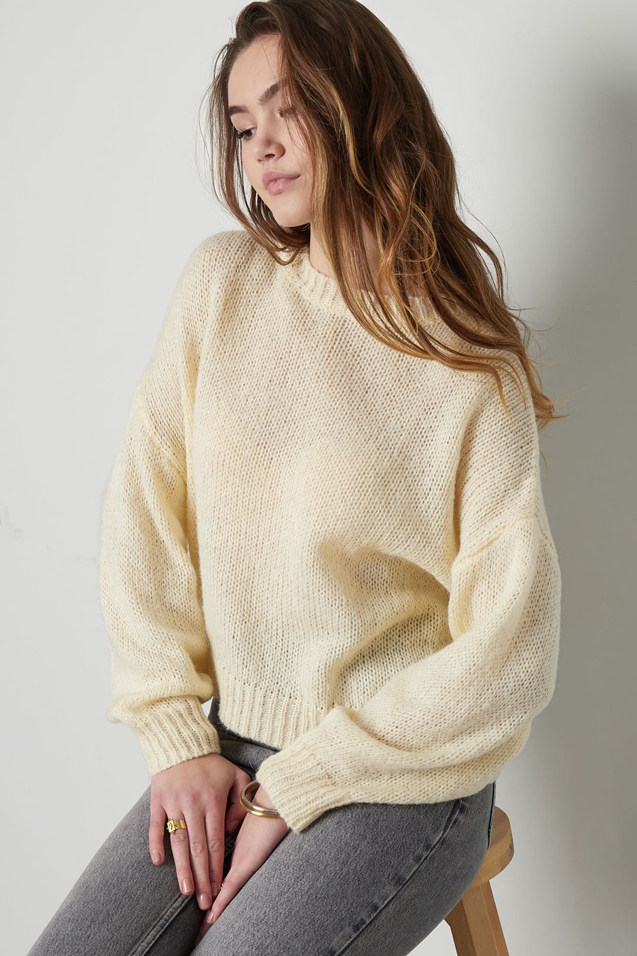 Trui cozy - geel Afbeelding19